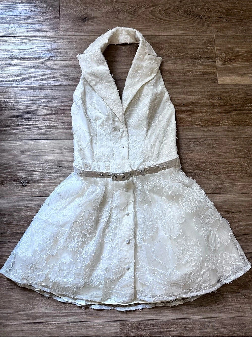 Dress the Population Floral Lace Mini Dress Size Small NWT